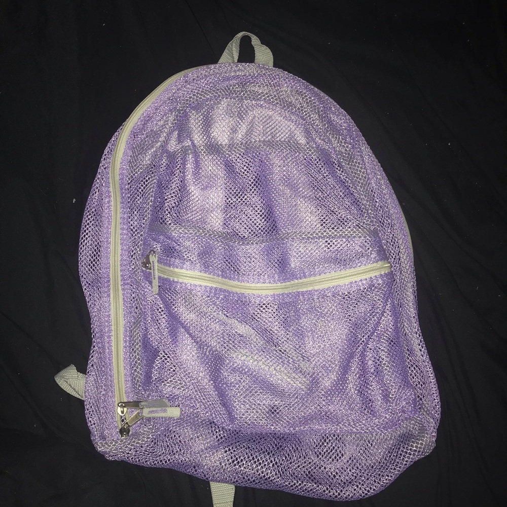 Tug Mesh security bookbag Light purple backpack